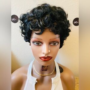 Cheap Mama wig for older women color is black